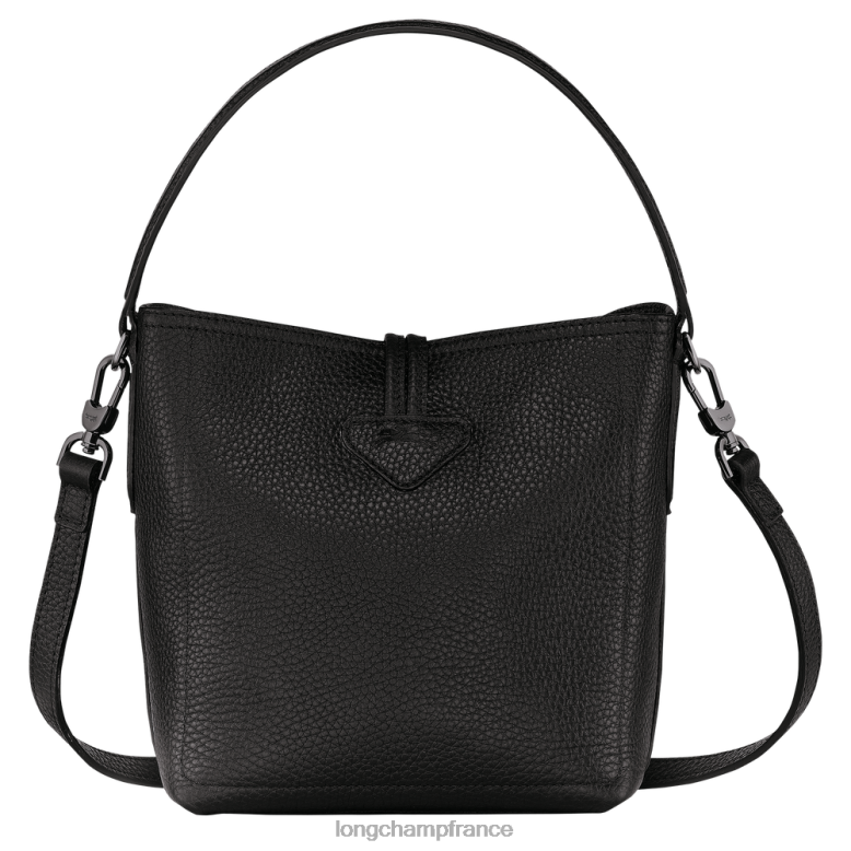 noir femmes sac seau essentiel roseau Sacs Longchamp Z6ZTP92