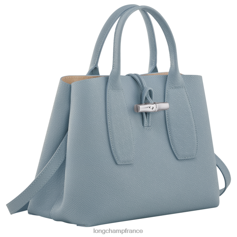 nuage bleu femmes sac à main roseau Sacs Longchamp Z6ZTP107