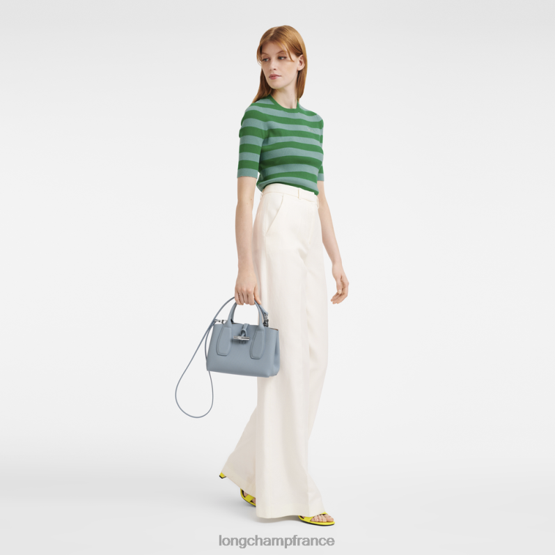 nuage bleu femmes sac à main roseau Sacs Longchamp Z6ZTP115