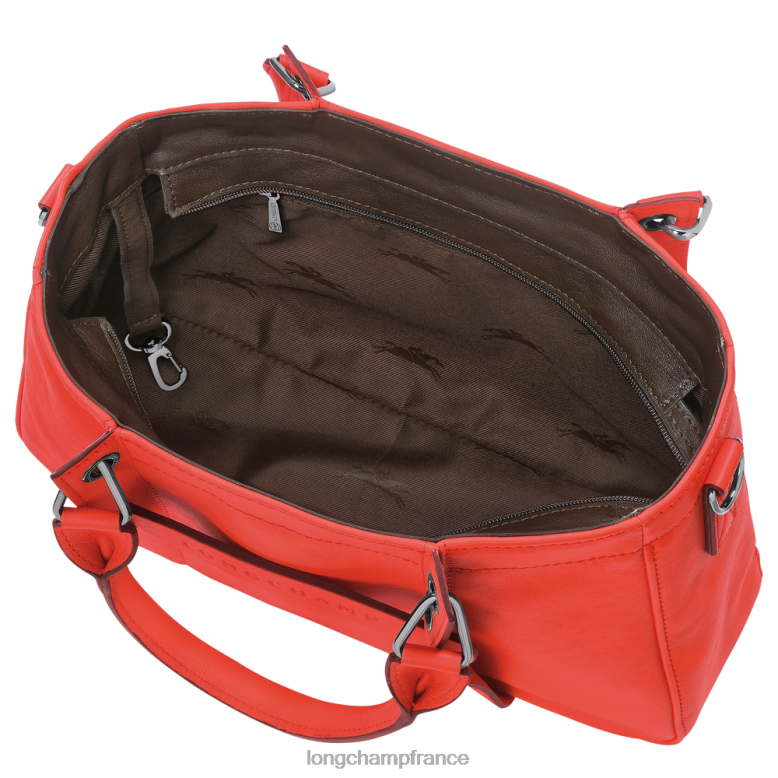 orange femmes sac à main 3D Sacs Longchamp Z6ZTP179