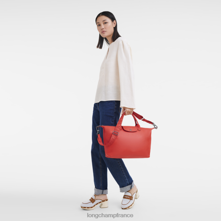 orange femmes sac à main le pliage xtra Sacs Longchamp Z6ZTP139