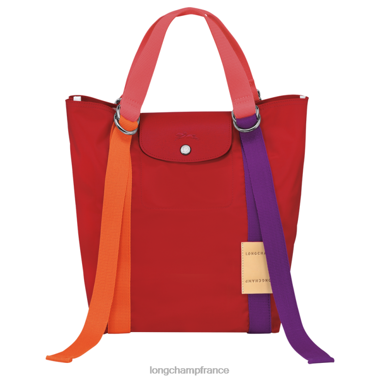 rouge femmes sac cabas le pliage re-play Sacs Longchamp Z6ZTP52