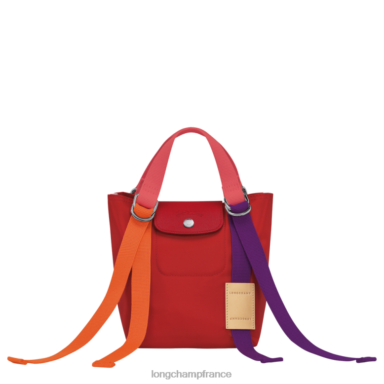 rouge femmes sac à main le pliage re-play Sacs Longchamp Z6ZTP47