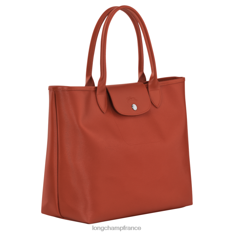 terre cuite femmes sac cabas le pliage city Sacs Longchamp Z6ZTP85