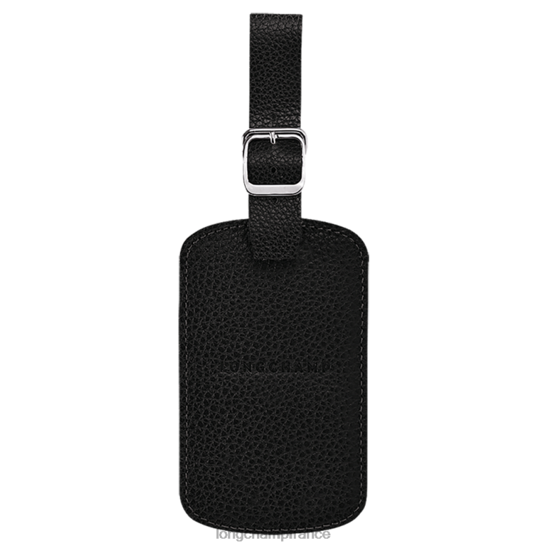 noir femmes étiquette de bagage le foulonne accessoires Longchamp Z6ZTP853
