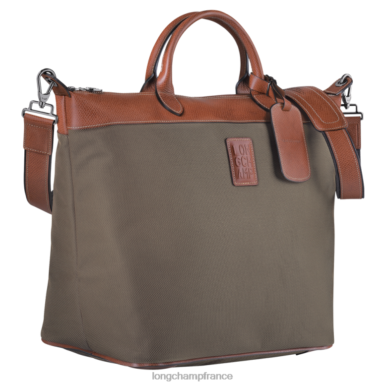 brun femmes sac de voyage boxford Sacs Longchamp Z6ZTP763