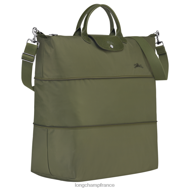 forêt femmes sac de voyage vert le pliage extensible Sacs Longchamp Z6ZTP801