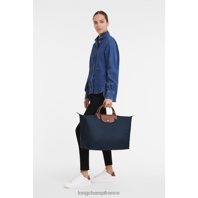marine femmes sac de voyage original le pliage Sacs Longchamp Z6ZTP808