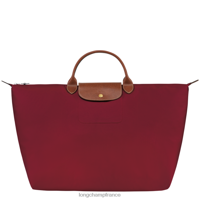 rouge femmes sac de voyage original le pliage Sacs Longchamp Z6ZTP807