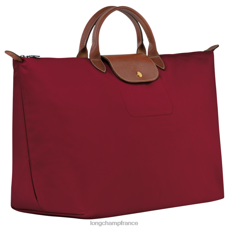 rouge femmes sac de voyage original le pliage Sacs Longchamp Z6ZTP807