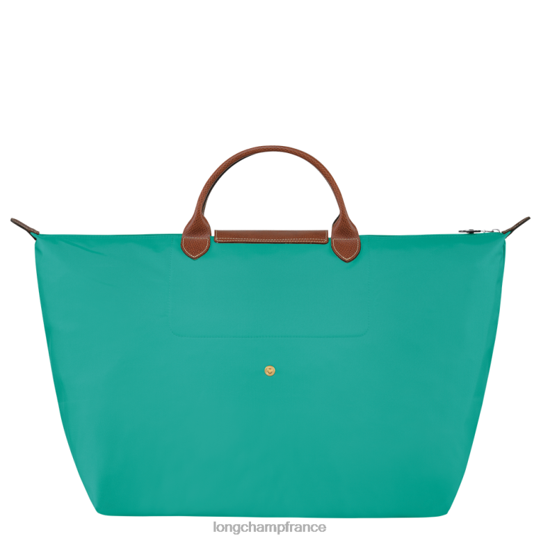 turquoise femmes sac de voyage original le pliage Sacs Longchamp Z6ZTP809