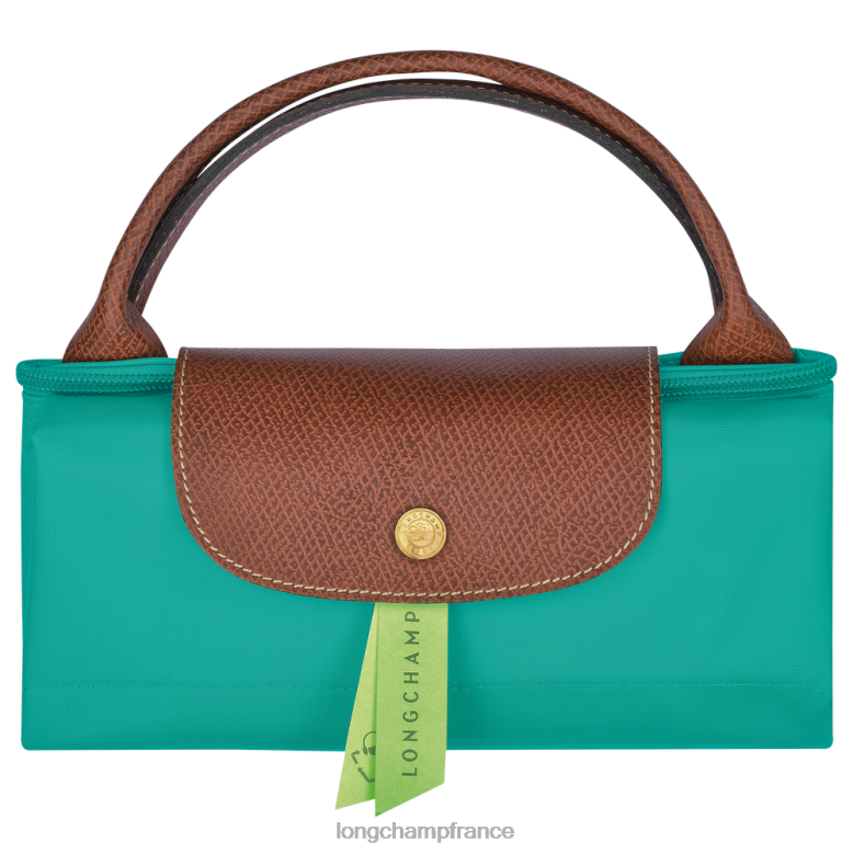 turquoise femmes sac de voyage original le pliage Sacs Longchamp Z6ZTP809