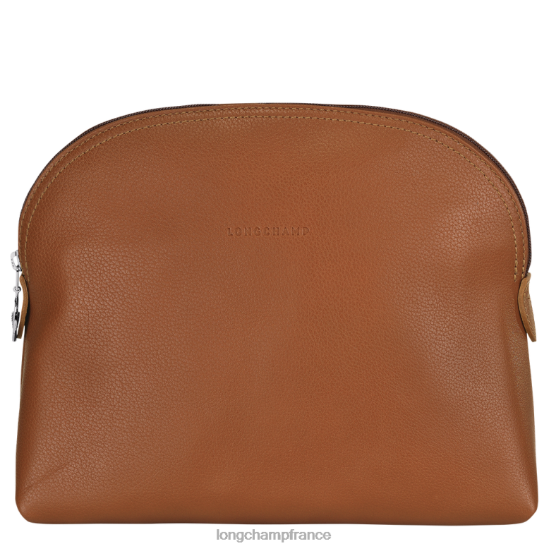 caramel femmes trousse de toilette le foulonne Sacs Longchamp Z6ZTP877