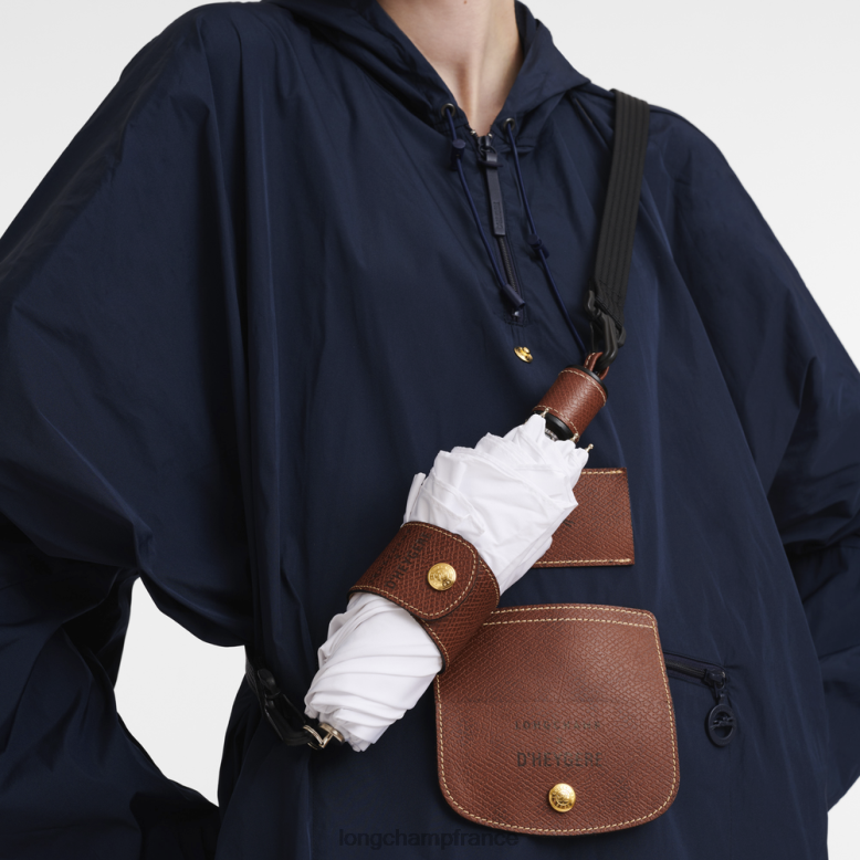 blanc Hommes parapluie accessoires Longchamp X D'heygere Z6ZTP963