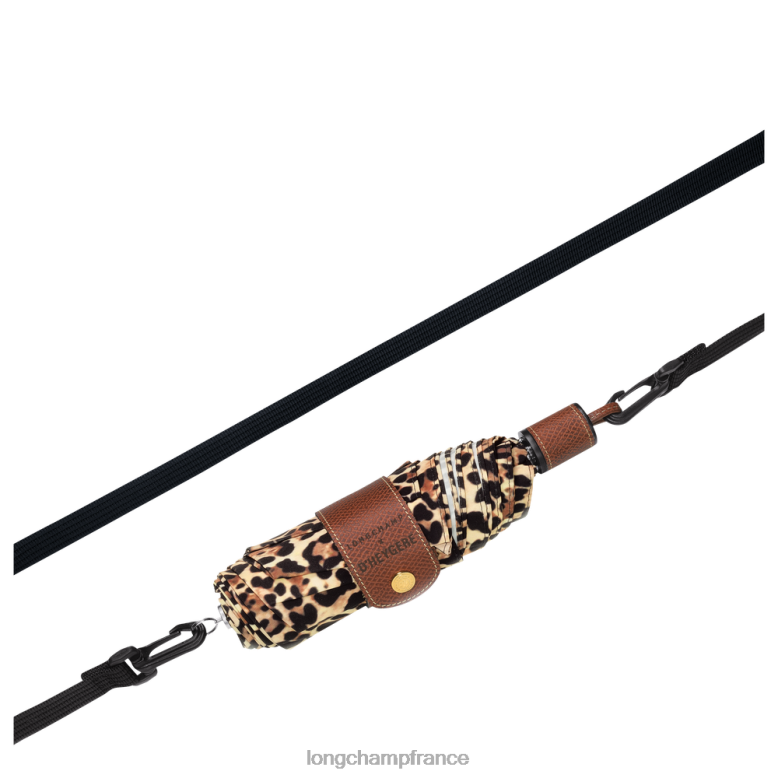 imprimé panthère Hommes parapluie accessoires Longchamp X D'heygere Z6ZTP966