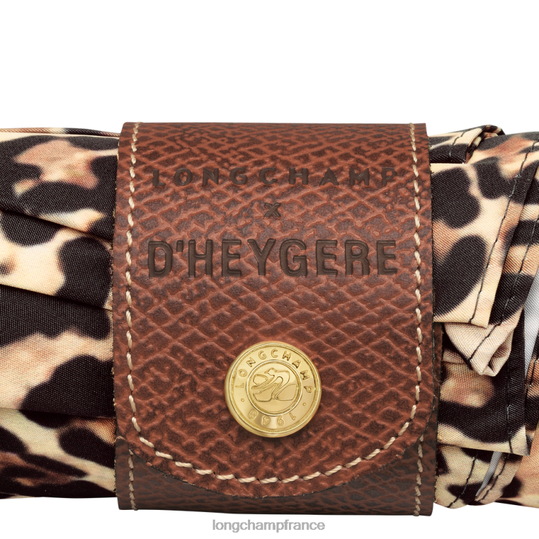 imprimé panthère Hommes parapluie accessoires Longchamp X D'heygere Z6ZTP966