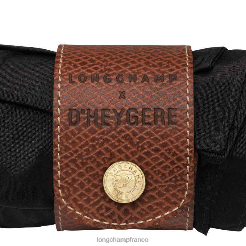 noir Hommes parapluie accessoires Longchamp X D'heygere Z6ZTP962