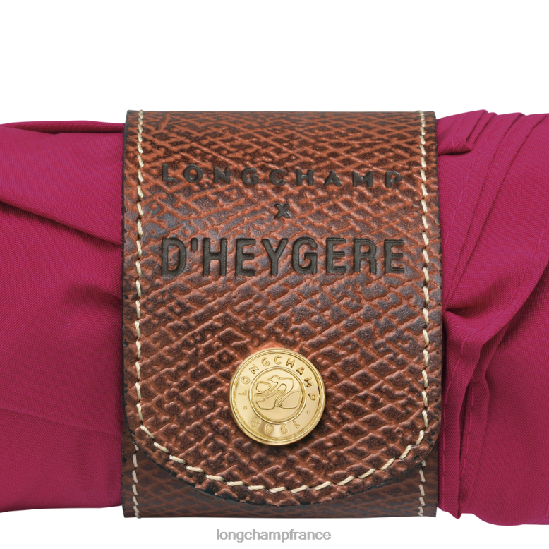 rose Hommes parapluie accessoires Longchamp X D'heygere Z6ZTP964