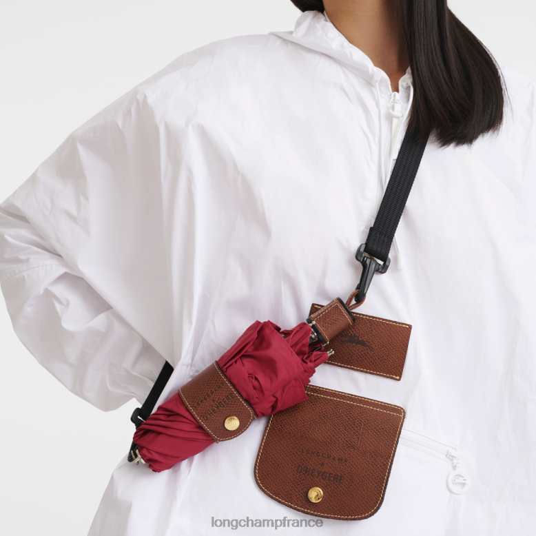 rose Hommes parapluie accessoires Longchamp X D'heygere Z6ZTP964