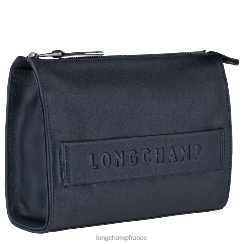 bleu nuit Hommes pochette 3D maroquinerie Longchamp Z6ZTP13