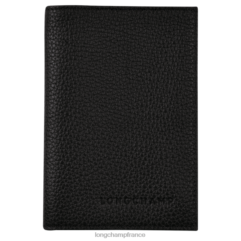 noir Hommes couverture de passeport le foulonne maroquinerie Longchamp Z6ZTP724