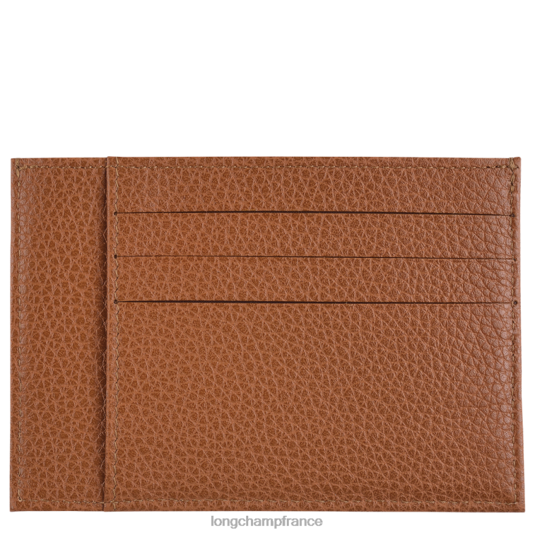 caramel Hommes porte-cartes le foulonne maroquinerie Longchamp Z6ZTP652