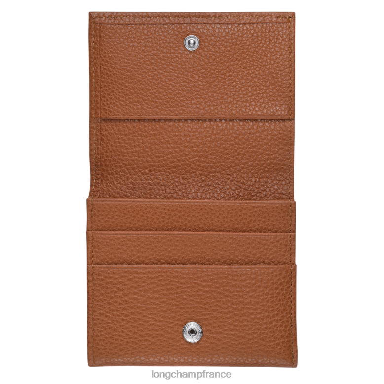 caramel Hommes porte-monnaie le foulonne maroquinerie Longchamp Z6ZTP543