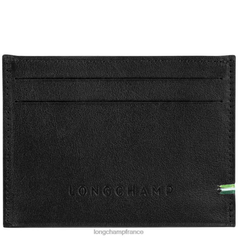 noir Hommes porte-carte sur seine maroquinerie Longchamp Z6ZTP1132
