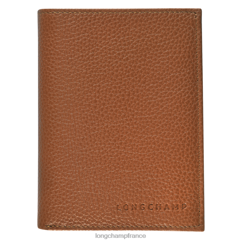 caramel Hommes portefeuille le foulonne maroquinerie Longchamp Z6ZTP632