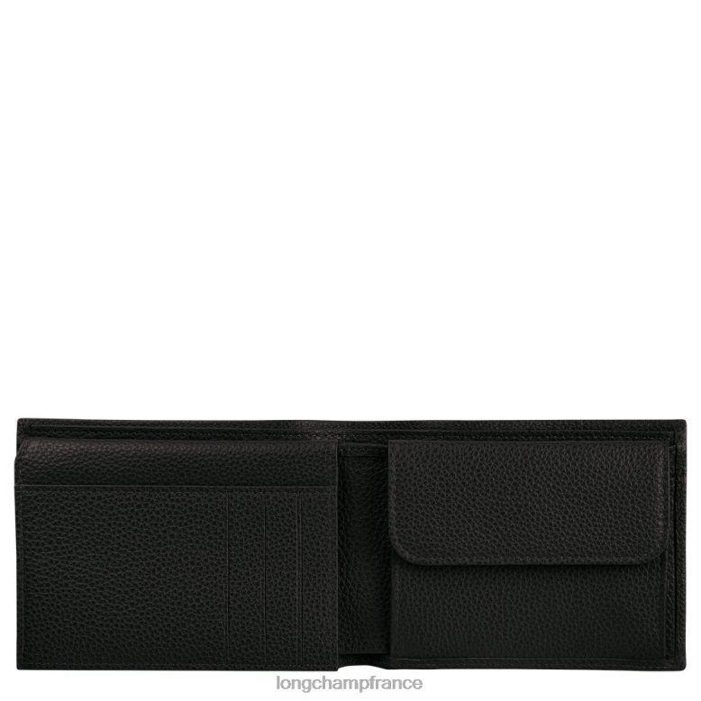 noir Hommes portefeuille le foulonne maroquinerie Longchamp Z6ZTP633