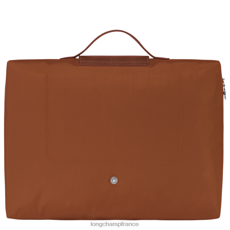 Cognac Hommes dossier de documents vert le pliage Sacs Longchamp Z6ZTP494