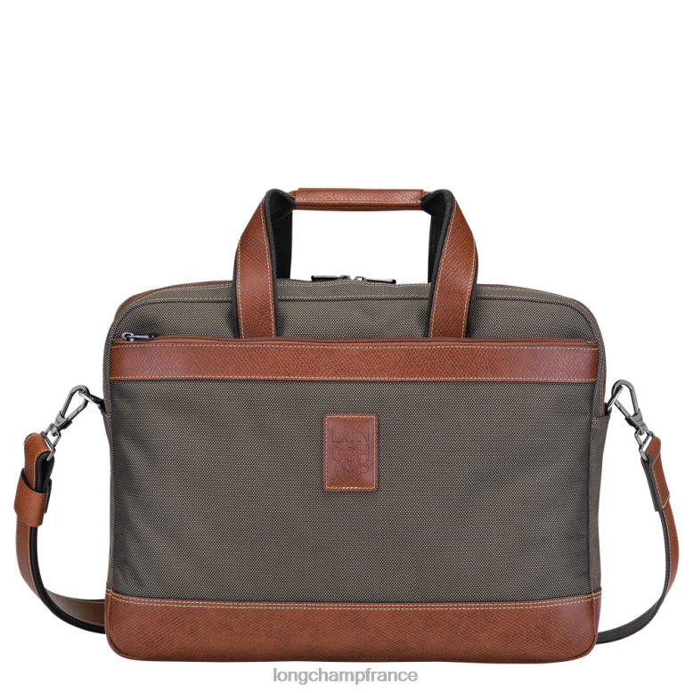 brun Hommes mallette boxford Sacs Longchamp Z6ZTP1097
