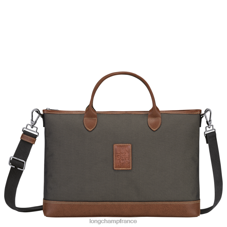 brun Hommes mallette boxford Sacs Longchamp Z6ZTP465