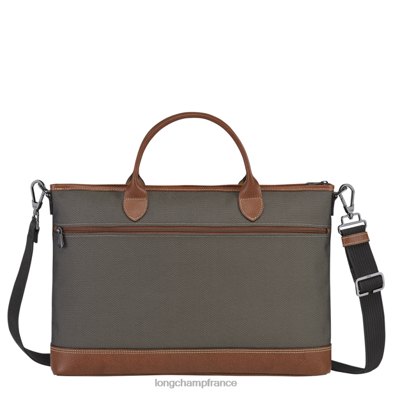 brun Hommes mallette boxford Sacs Longchamp Z6ZTP465