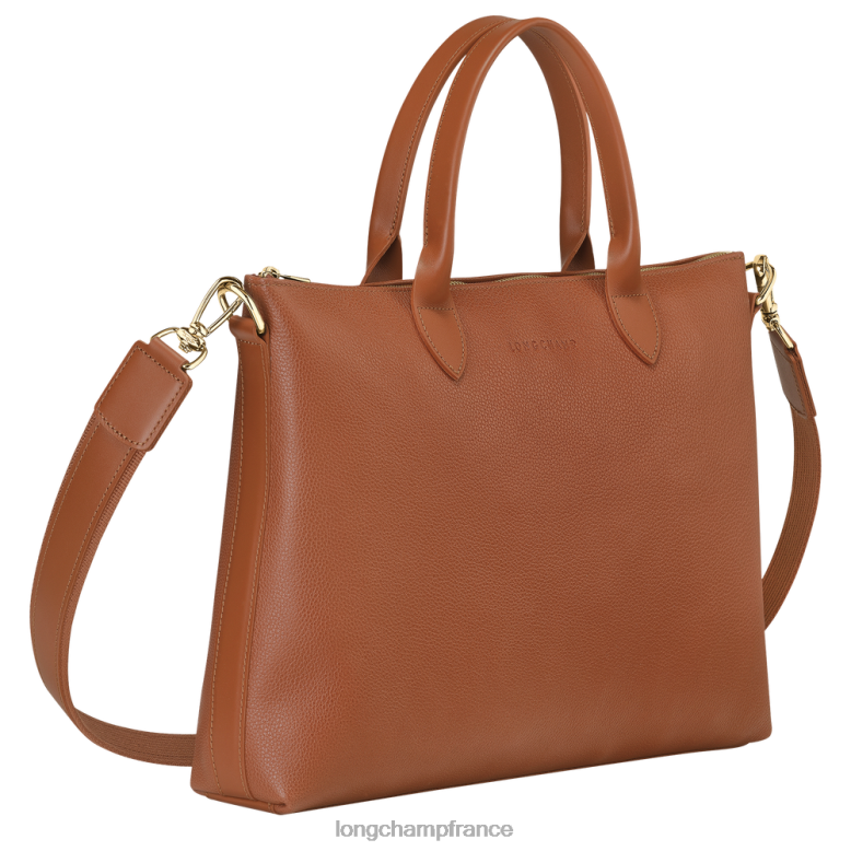 caramel Hommes mallette le foulonne Sacs Longchamp Z6ZTP468