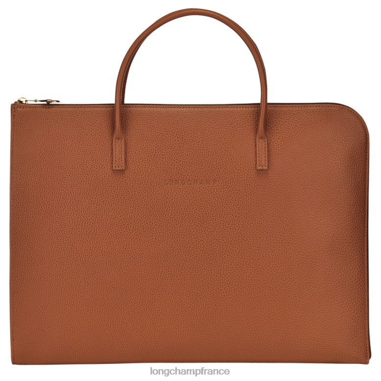 caramel Hommes mallette le foulonne Sacs Longchamp Z6ZTP471