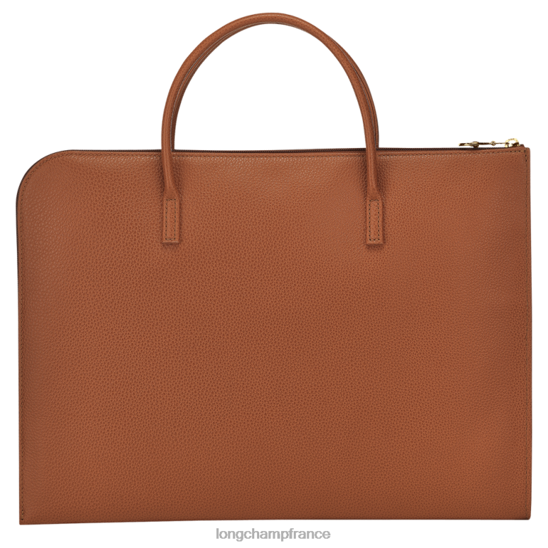 caramel Hommes mallette le foulonne Sacs Longchamp Z6ZTP471