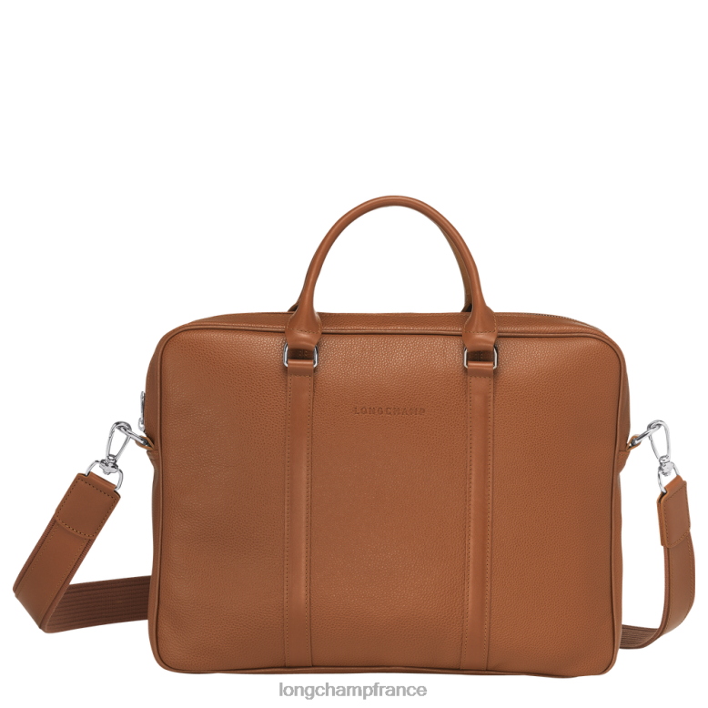 caramel Hommes mallette le foulonne Sacs Longchamp Z6ZTP477