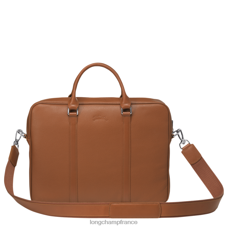 caramel Hommes mallette le foulonne Sacs Longchamp Z6ZTP477