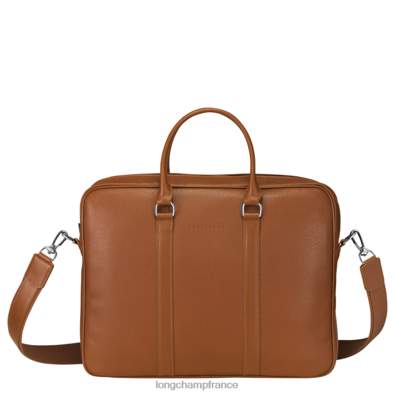 caramel Hommes mallette le foulonne Sacs Longchamp Z6ZTP480