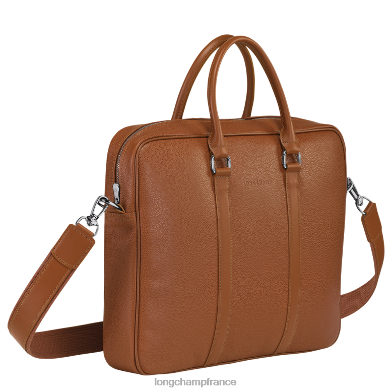 caramel Hommes mallette le foulonne Sacs Longchamp Z6ZTP480