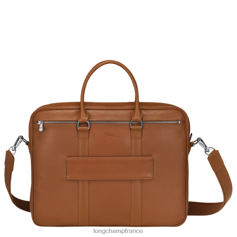 caramel Hommes mallette le foulonne Sacs Longchamp Z6ZTP480
