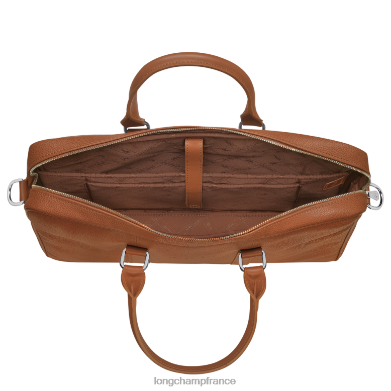 caramel Hommes mallette le foulonne Sacs Longchamp Z6ZTP480