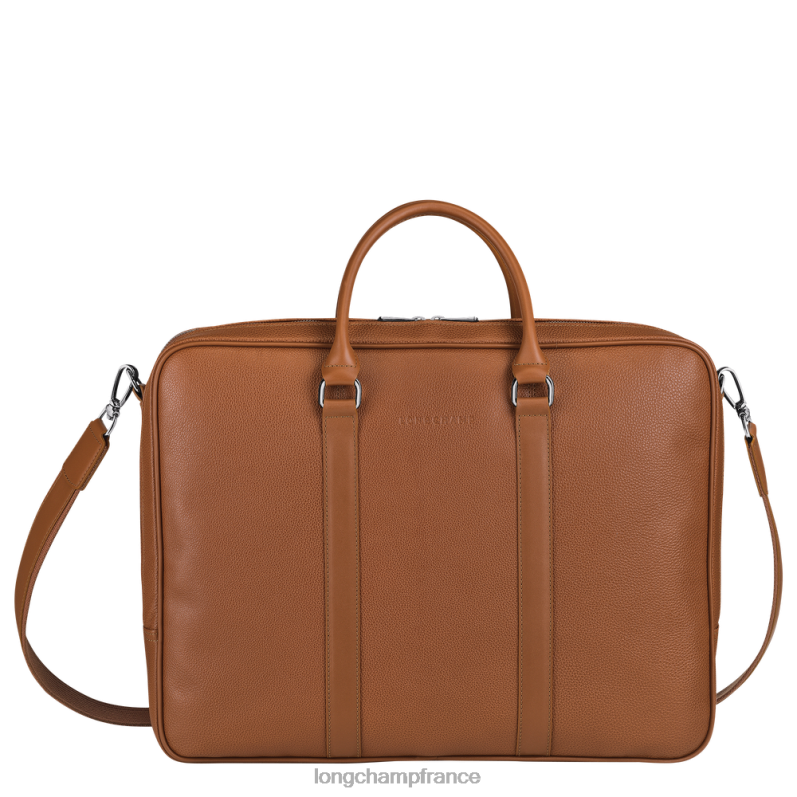 caramel Hommes mallette le foulonne Sacs Longchamp Z6ZTP482