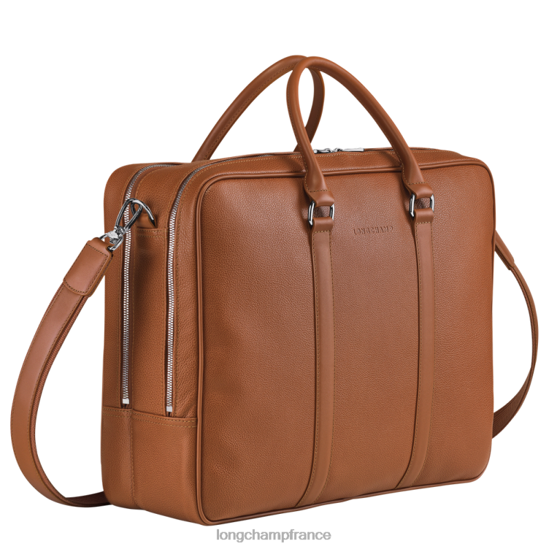 caramel Hommes mallette le foulonne Sacs Longchamp Z6ZTP482