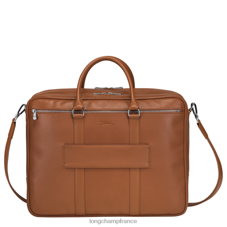 caramel Hommes mallette le foulonne Sacs Longchamp Z6ZTP482