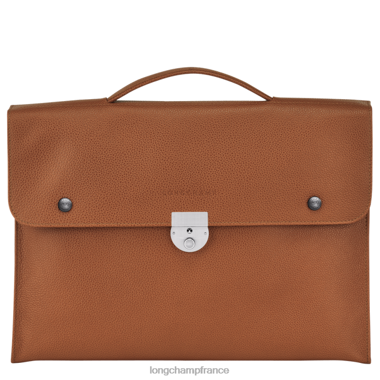 caramel Hommes mallette le foulonne Sacs Longchamp Z6ZTP484
