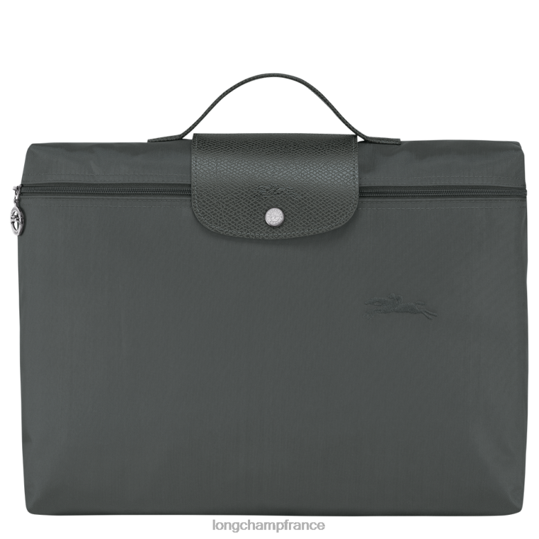 graphite Hommes dossier de documents vert le pliage Sacs Longchamp Z6ZTP495