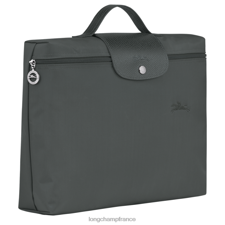 graphite Hommes dossier de documents vert le pliage Sacs Longchamp Z6ZTP495