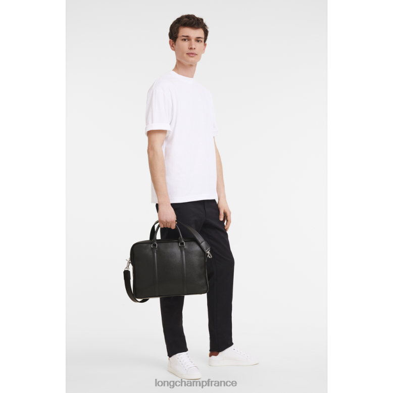 noir Hommes mallette le foulonne Sacs Longchamp Z6ZTP475